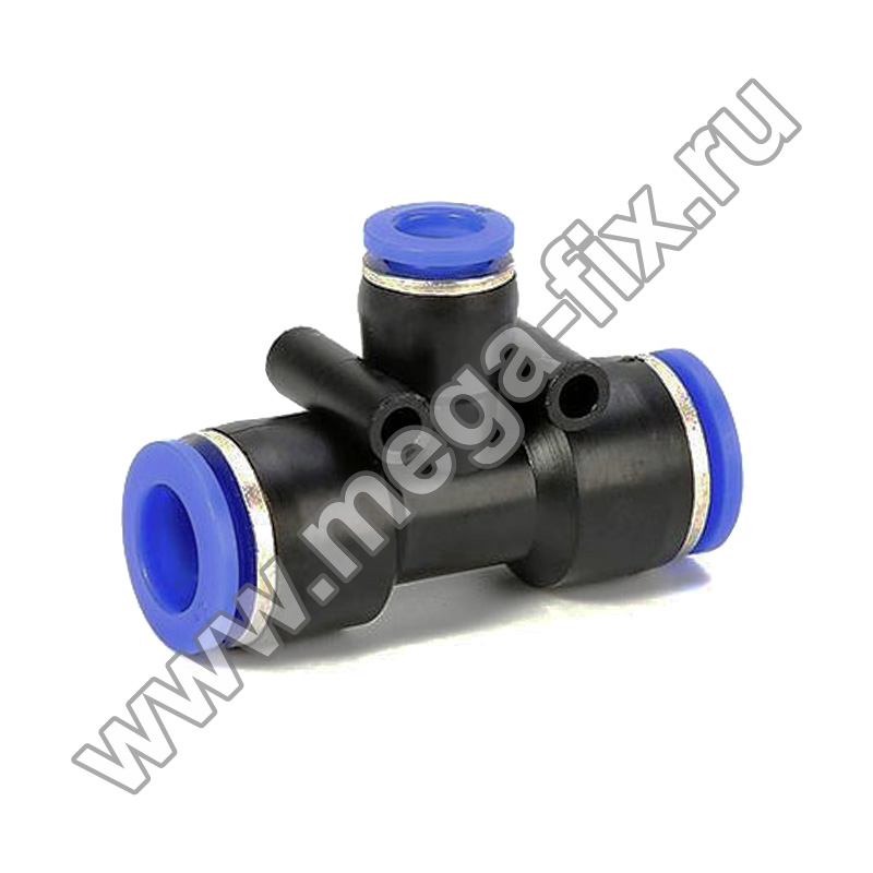 Фитинг пластиковый переходной Т-образный PGT 10-06-10